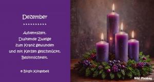 Vorschau Bildgedicht: Adventszeit