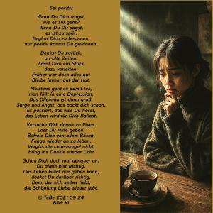 Vorschau Bildgedicht: Sei positiv