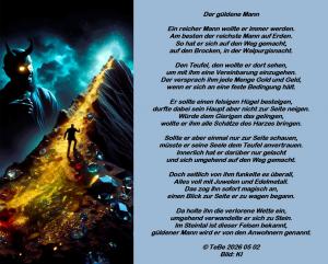 Vorschau Bildgedicht: Der g&uuml;ldene Mann
