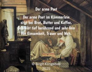 Vorschau Bildgedicht: Der arme Poet