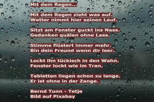 Vorschau Bildgedicht: Mit dem Regen...