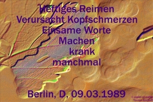 Vorschau Bildgedicht: Heftiges Reimen