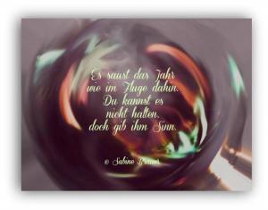 Vorschau Bildgedicht: Wie im Fluge