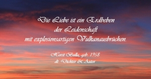 Vorschau Bildgedicht: Die Liebe ist ein Erdbeben