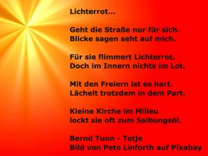 Vorschau Bildgedicht: Lichterrot...