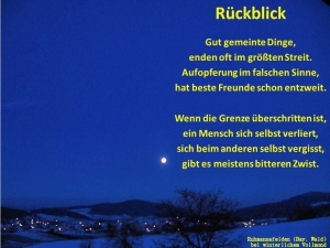 Vorschau Bildgedicht: Rückblick