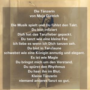 Vorschau Bildgedicht: Die Tänzerin 