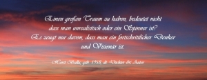 Vorschau Bildgedicht: Einen großen Traum zu haben