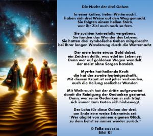 Vorschau Bildgedicht: Die drei Gaben