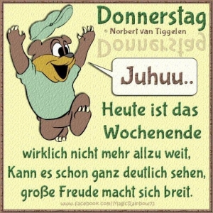 Vorschau Bildgedicht: Donnerstag