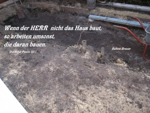 Vorschau Bildgedicht: Wenn der HERR nicht das Haus baut