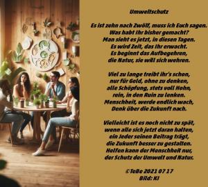 Vorschau Bildgedicht: Umweltschutz
