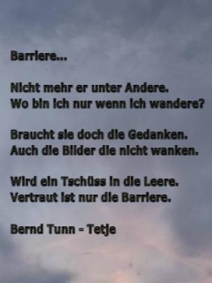 Vorschau Bildgedicht: Barriere