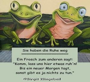 Vorschau Bildgedicht: Sie haben die Ruhe weg
