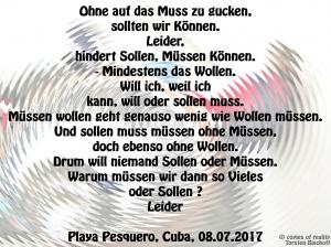 Vorschau Bildgedicht: Müssen