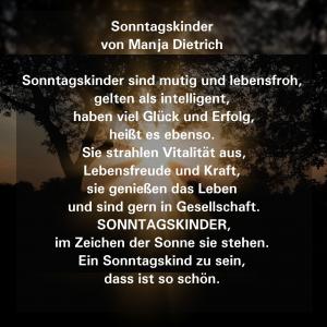 Vorschau Bildgedicht: Sonntagskind 