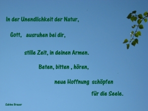 Vorschau Bildgedicht: Hoffnung für die Seele