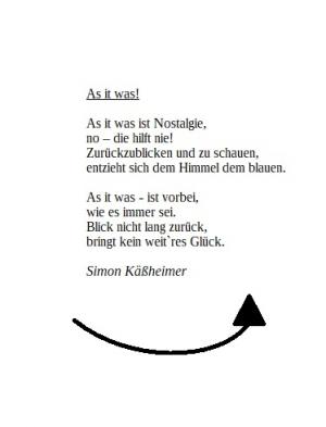 Vorschau Bildgedicht: As it was!