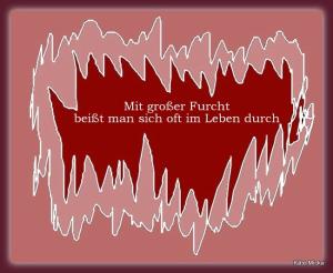 Vorschau Bildgedicht: Die Angst im Nacken