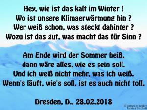 Vorschau Bildgedicht: Kalt im Winter