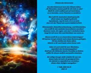 Vorschau Bildgedicht: Stimme des Universums