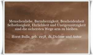 Vorschau Bildgedicht: Ehrlichkeit und Uneigennützigkeit