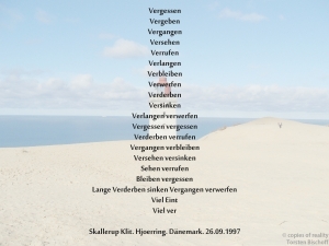 Vorschau Bildgedicht: Vergessen