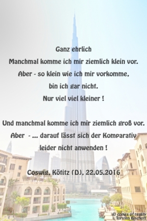 Vorschau Bildgedicht: Wer ist schon ....