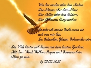 Vorschau Bildgedicht: Traum vom Frieden und Ruhe....