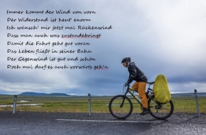 Vorschau Bildgedicht: Fahrradfahr'n