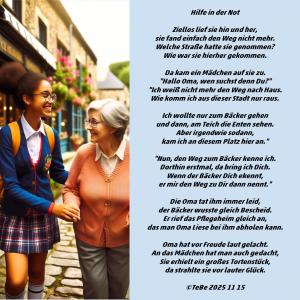 Vorschau Bildgedicht: Hilfe in der Not