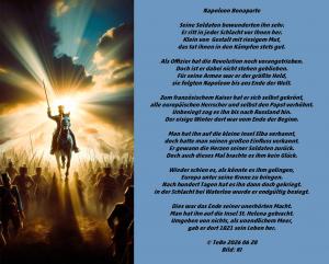 Vorschau Bildgedicht: Napoleon Bonarparte
