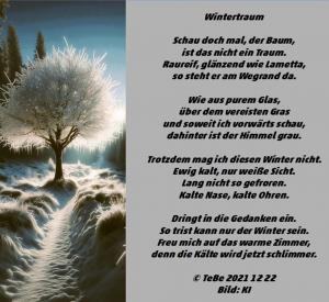 Vorschau Bildgedicht: Wintertraum