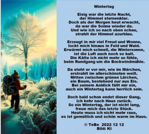 Vorschau Bildgedicht: Wintertag