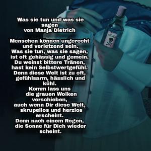 Vorschau Bildgedicht: Was sie tun und was sie sagen 