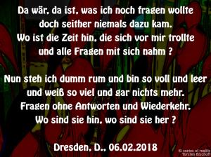 Vorschau Bildgedicht: Wo ist die Zeit