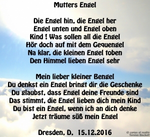 Vorschau Bildgedicht: Mutters Engel