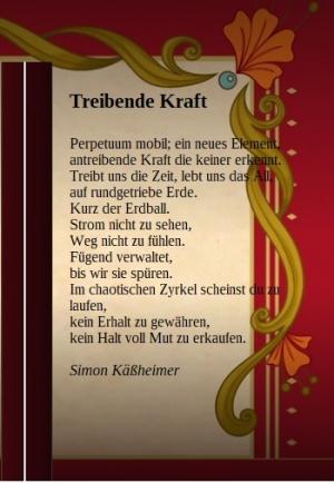 Vorschau Bildgedicht: Treibende Kraft