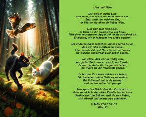 Vorschau Bildgedicht: Lilia und Moro