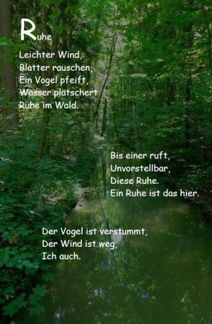 Vorschau Bildgedicht: Ruhe
