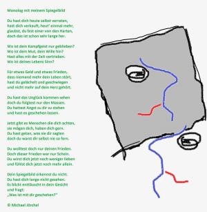 Vorschau Bildgedicht: Monolog mit meinem Spiegelbild