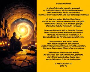 Vorschau Bildgedicht: Giordano Bruno