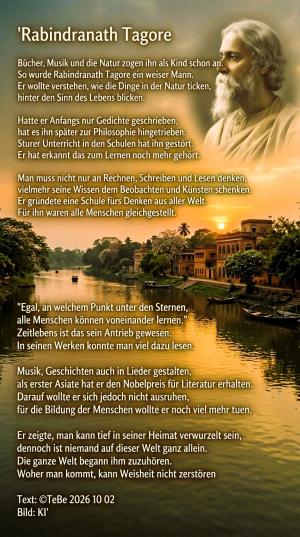 Vorschau Bildgedicht: Rabindranath Tagore