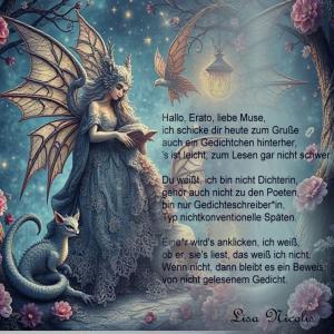 Vorschau Bildgedicht: Gru&szlig; an Erato