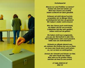 Vorschau Bildgedicht: Verbotspartei