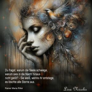 Vorschau Bildgedicht: Die Seele (Rainer Maria Rilke)