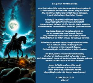 Vorschau Bildgedicht: Der Spuk von der Abholzwarte