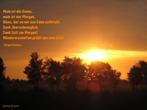 Vorschau Bildgedicht: Mein ist die Sonne
