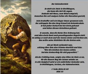 Vorschau Bildgedicht: Der Kalenderstein