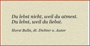 Vorschau Bildgedicht: Du lebst nicht, weil du atmest